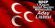 İşte 2015 MHP Milletvekili Aday Listesi