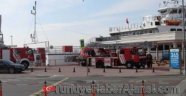 Üsküdar Arabalı Vapur İskelesinde Yangın