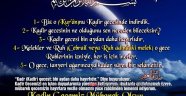 Kadir Gecemiz Mübarek Olsun!...