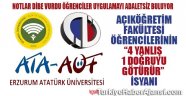 AÖF Öğrencilerinin ‘4 Yanlış 1 Doğru’ İsyanı