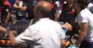 Polise Sopalı Bıçaklı Saldırı!