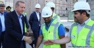 Erdoğan Çamlıca Camii'ni İnceledi