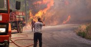 Alanya'da Orman Yangını, Evler Tahliye Ediliyor