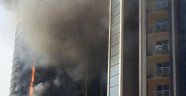 Bursa'da Otel İnşaatında Yangın