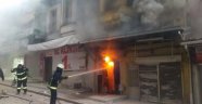Bursa'da Tarihi Çarşıda Yangın