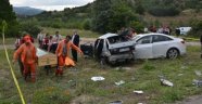 Cenazeye Giderken Feci Kaza