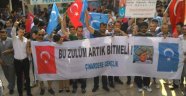 Doğu Türkistan İçin Protesto Yürüyüşü