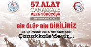 Gençlerden Şehitlere Vefa: 57. Alay Çanakkale Vefa Yürüyüşü