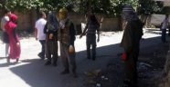 Hendek kazan PKK'lılarla polis arasında çatışma