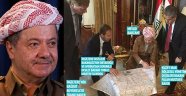 İngiliz Bakan ve Barzani, Harita Başında