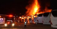 Korkunç Gece! 6 Otobüs Cayır Cayır Yandı