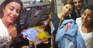 Uçakta Doğum Yaptı