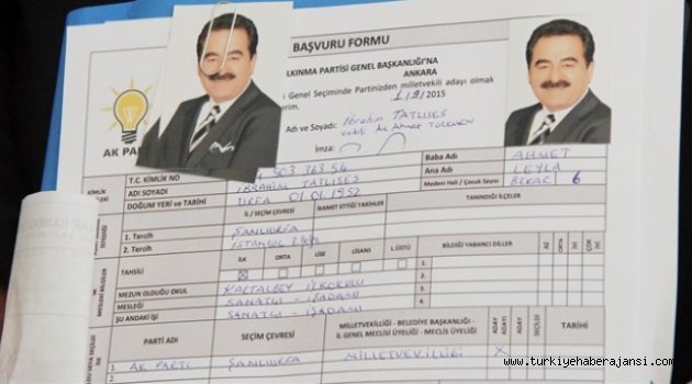 Tatlıses Adaylık Başvurusunda Bulundu