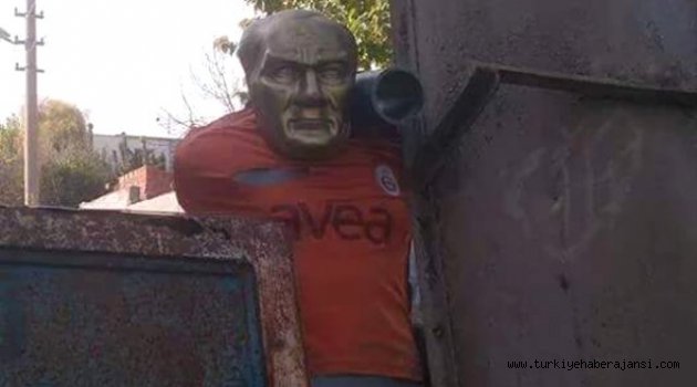Teröristler Hendeğe Atatürk Büstü Koydu