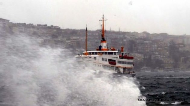 Vapur Seferlerinde İptaller Yaşanıyor
