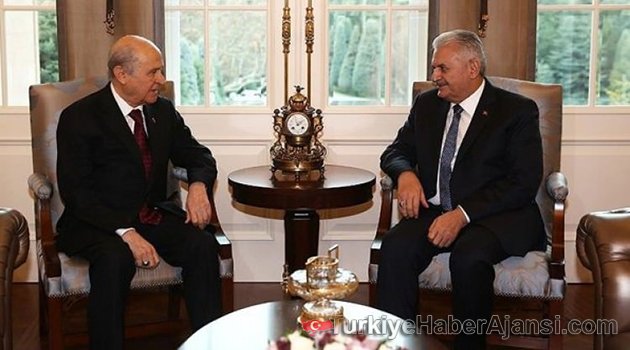 Yıldırım ve Bahçeli Çankaya'da Görüştü