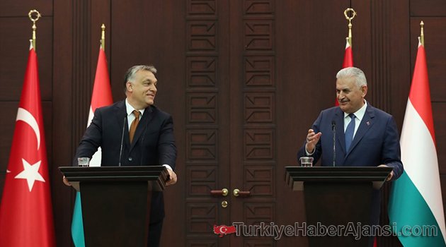 Yıldırım ve Mevkidaşı Orban'dan Basın Açıklaması