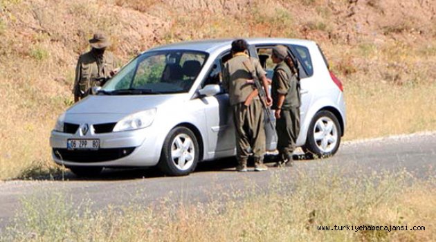 Yol Kesen PKK'lılar Neye Uğradığını Şaşırdı