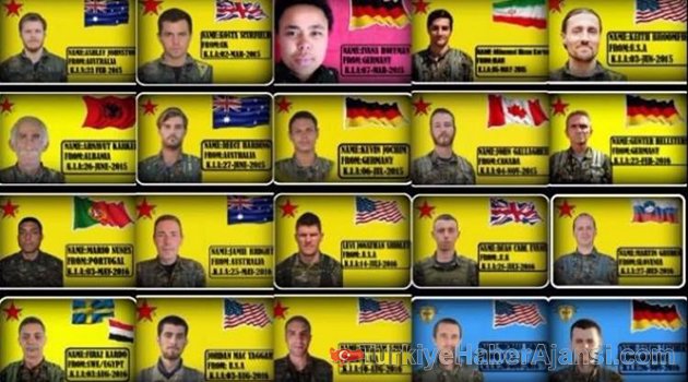 YPG'nin Öldürülen Yabancı Teröristleri
