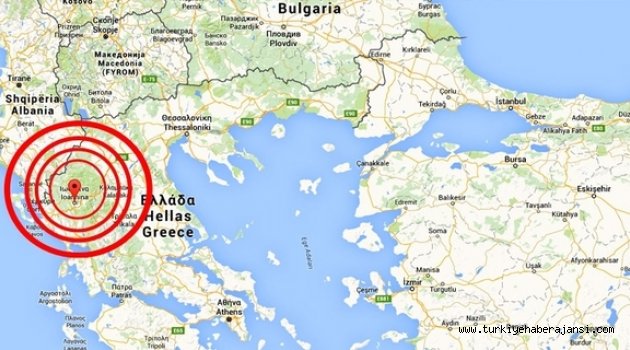 Yunanistan'da 6,7 Büyüklüğünde Deprem