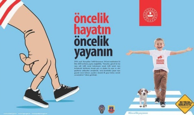 Trafikte öncelik yayanın ama...